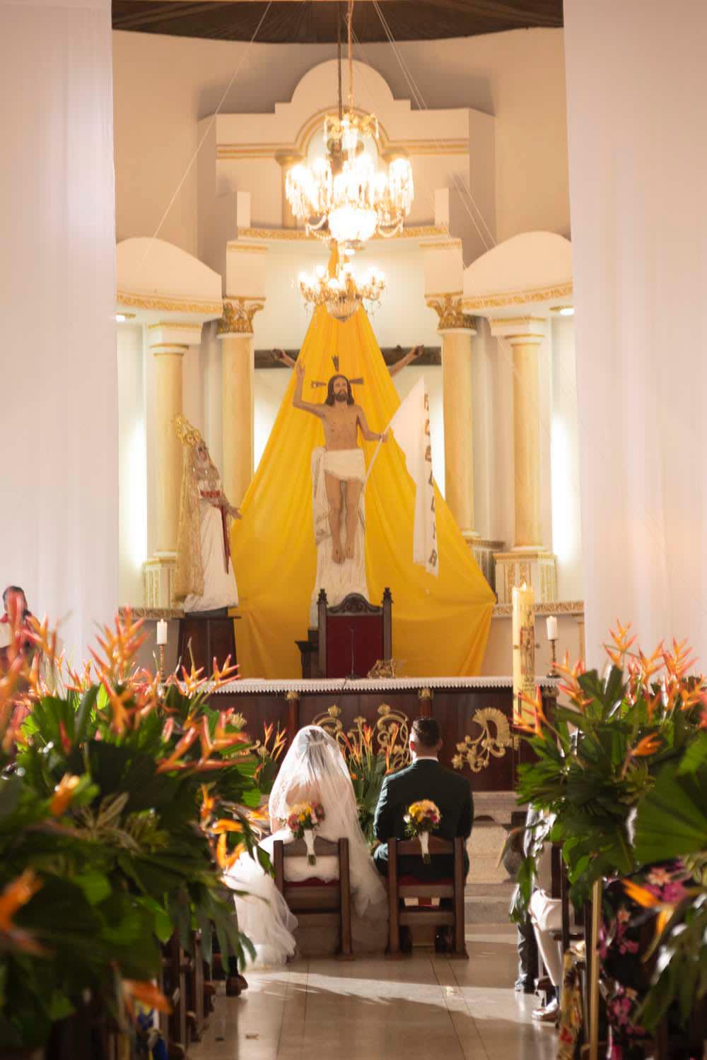 boda católica en Colombia